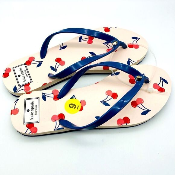 NWT Kate Spade Fleur Dancing Cherries Sandals 9B Brazil - Picture 5 of 10